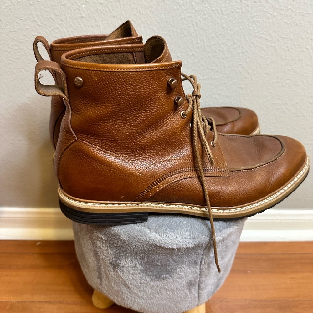 Mens Timberland west haven A12V6 Leather Brown Anti Fatigue Boots Size 12
